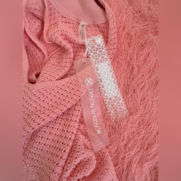 NWT Size M - Devon Windsor True Fringe Dress (Color Peach) NWT US$ 390 - Picture 12 of 13